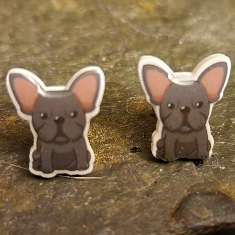 Frenchie earring
